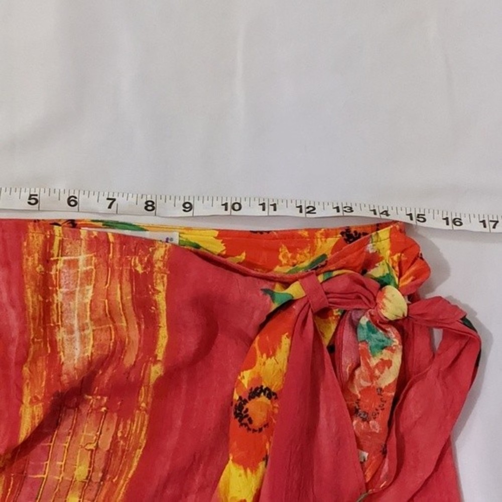 JAMS WORLD Tie Wrap Maxi Fida Fire Daisy Skirt - Picture 6 of 12